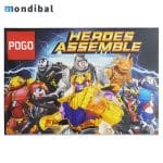 ساختنی پوگو مدل Hulkbuster کد ۵ از سری Heroes Assemble 6008 - 1