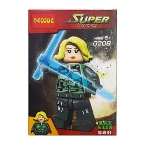 ساختنی دکول مدل Black Widow کد ۰۳۰۶ از سری Super Heroes