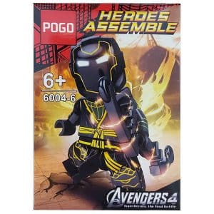 ساختنی پوگو مدل هاکای کد ۶ از سری Heroes Assemble 6004