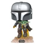 اکشن فیگور فانکو پاپ مدل مندلورین با بیبی یودا کد ۴۰۲ The Mandalorian - 1