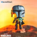 اکشن فیگور فانکو پاپ مدل مندلورین با بیبی یودا کد ۴۰۲ The Mandalorian - 1